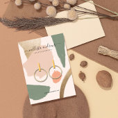 Écran d'oreille en or Abstrait moderne