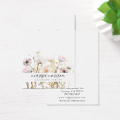 Écran d'oreille Fleur sauvage en or rose (Bureau)