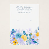 Écran d'oreille fleurie de lavande (Devant)