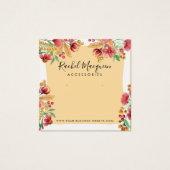 Écran d'oreille jaune rose rouge (Devant)