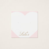 Écran d'oreille mignon rose Coeur (Devant)