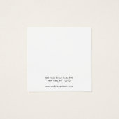 Écran d'oreille moderne Rose Gold Stripe (Dos)