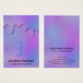 Écran d'oreille Monogramme des gouttes d'huile Iri (Devant & derrière)