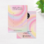 écran d'oreille multi-goujon rose arc en ciel (Bureau)