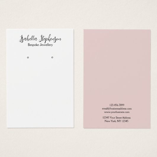 Écran d'oreille noir blanc simple (Devant & derrière)