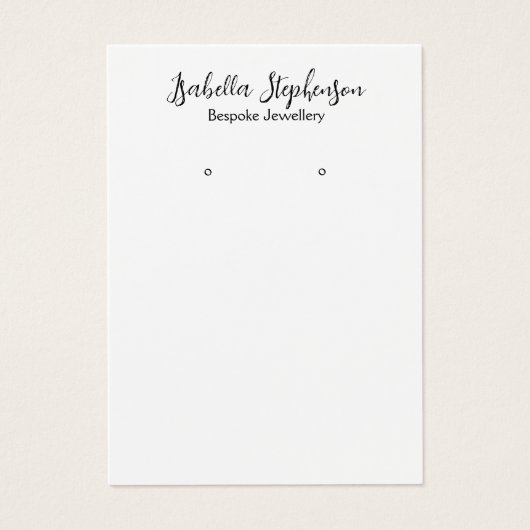 Écran d'oreille noir blanc simple (Devant)