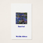 Écran d'oreille personnalisé Monet Nénuphar/Entrep (Dos)