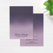 Écran d'oreille pour bijoux artisanaux violet Ombr (Bureau)