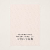 Écran d'oreille pour fille à cheveux longs noir (Dos)