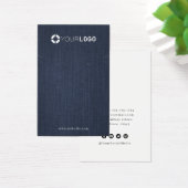 Écran d'oreille pour logo bleu marine (Bureau)