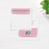 Écran d'oreille rose blanc Aquarelle (Bureau)