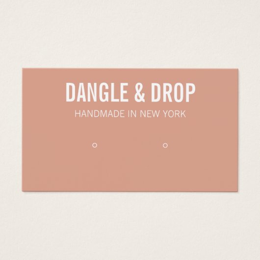 Écran d'oreille rose boho pastel minimal moderne (Devant)