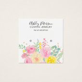 Écran d'oreille rose floral (Devant)