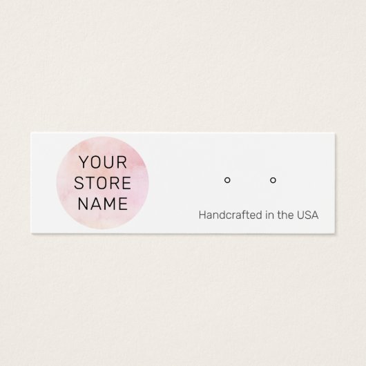 Écran d'oreille rose moderne (Devant)