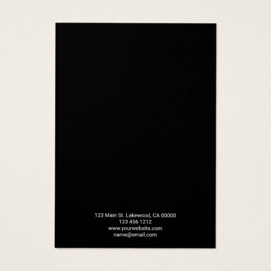 Écran d'oreille simple de script moderne (Dos)