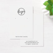 Écran d'oreille simple en noir et blanc personnali (Bureau)