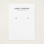 Écran d'oreille simple et moderne (Devant)