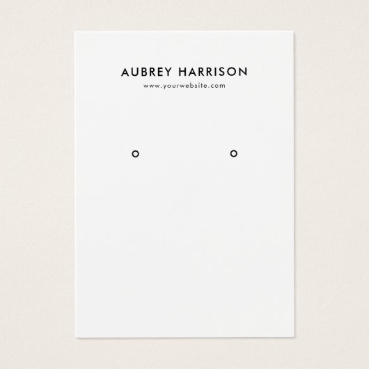 Écran d'oreille simple et moderne (Devant)