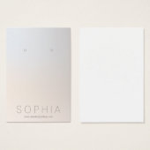 Écran d'oreille simple et moderne (Devant & derrière)