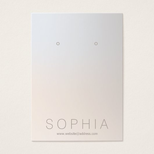 Écran d'oreille simple et moderne (Devant)