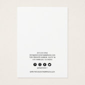 Écran d'oreille tendance Turquoise & Gold Agate (Dos)