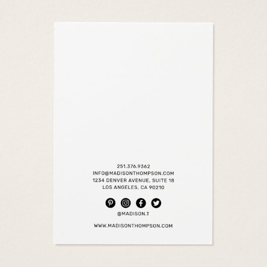 Écran d'oreille tendance Turquoise & Gold Agate (Dos)