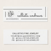 Écran d'oreilles du logo du script de bordure noir (Devant & derrière)