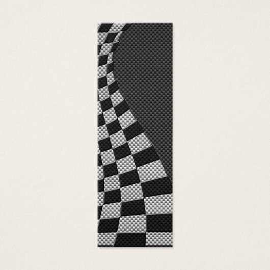 Écran Drapeau de course en fibre de carbone (Devant)