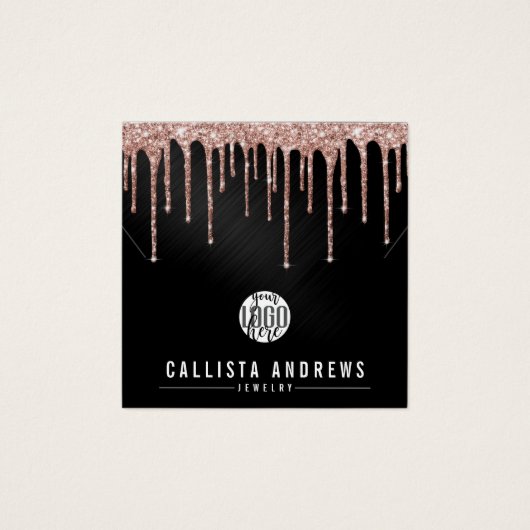 Écran du collier de la Parties scintillant noire r (Devant)