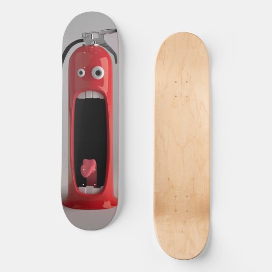 Écran Extincteur Fire Skateboard Deck (Recto)