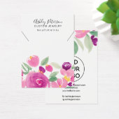 Ecran fleurie violette bijoux encolure (Bureau)