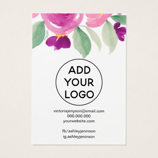 Ecran fleurie violette bijoux encolure (Dos)