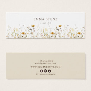 Ecran Fleurs sauvages d'aquarelle Boucles d'oreill