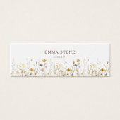 Ecran Fleurs sauvages d'aquarelle Boucles d'oreill (Devant)