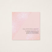 Écran Geo Heart Parties scintillant rose pâle (Dos)