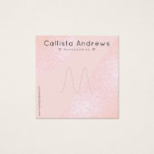 Écran Geo Heart Parties scintillant rose pâle (Devant)