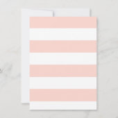 Écran large chic MODERNE avec Rose, Invitation de (Dos)