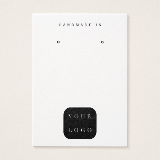 Écran minimaliste Logo noir et blanc (Devant)