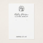 Écran minimaliste simple logo bijoux (Devant)