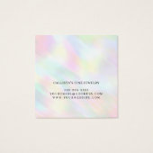 Écran moderne Pastel Holographique Arc-en-ciel (Dos)