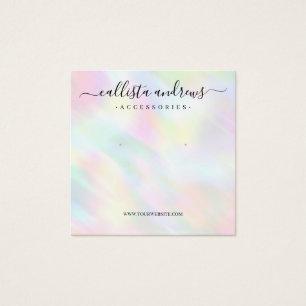 Écran moderne Pastel Holographique Arc-en-ciel