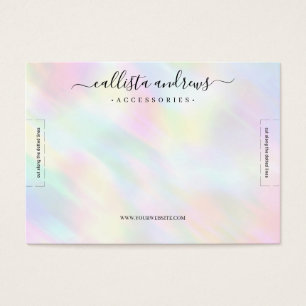 Écran moderne Pastel Holographique Arc-en-ciel