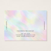 Écran moderne Pastel Holographique Arc-en-ciel (Dos)