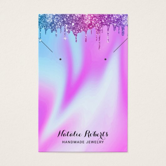 Écran moderne Unicorn Drips Bijoux (Devant)