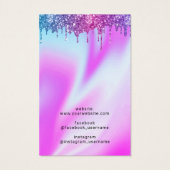 Écran moderne Unicorn Drips Bijoux (Dos)