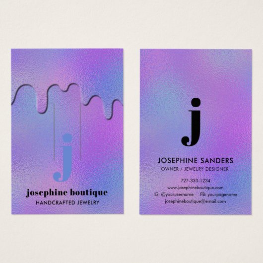 Écran Monogramme Clips à cheveux Iridescente (Devant & derrière)