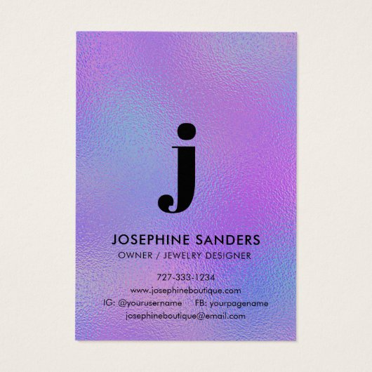 Écran Monogramme Clips à cheveux Iridescente (Dos)