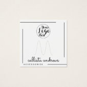 Écran noir blanc à anneaux du logo du script de bo (Devant)