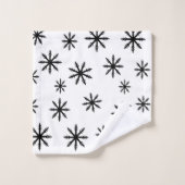 Écran noir et blanc (Gant de toilette)