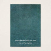 Écran noir Turquoise Vintage Grunge (Dos)